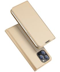 Dux Ducis Skin Pro Series Apple iPhone 14 Pro Hoesje Portemonnee Goud