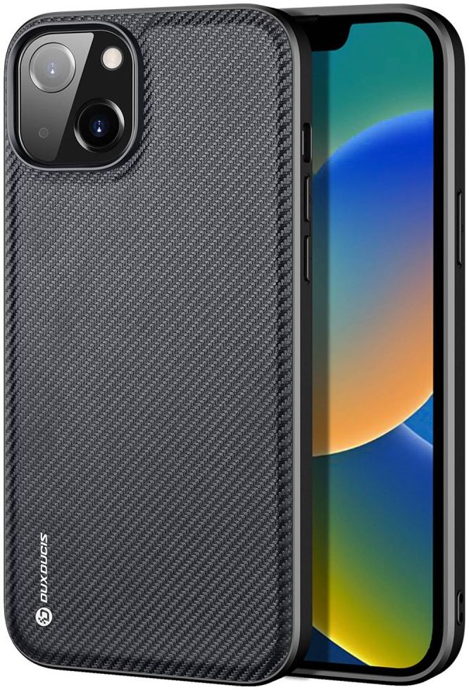 Dux Ducis Fino Series Apple iPhone 14 Hoesje Back Cover Zwart afbeelding 1