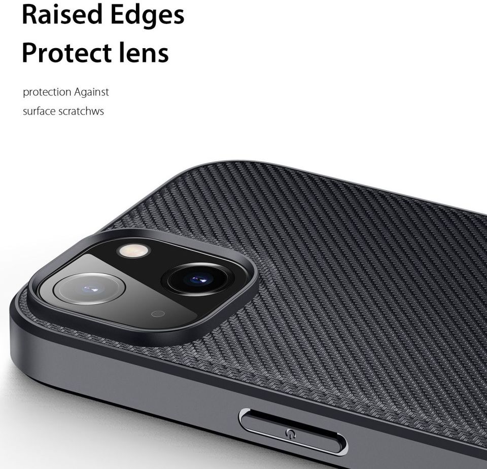 Dux Ducis Fino Series Apple iPhone 14 Hoesje Back Cover Zwart afbeelding 4