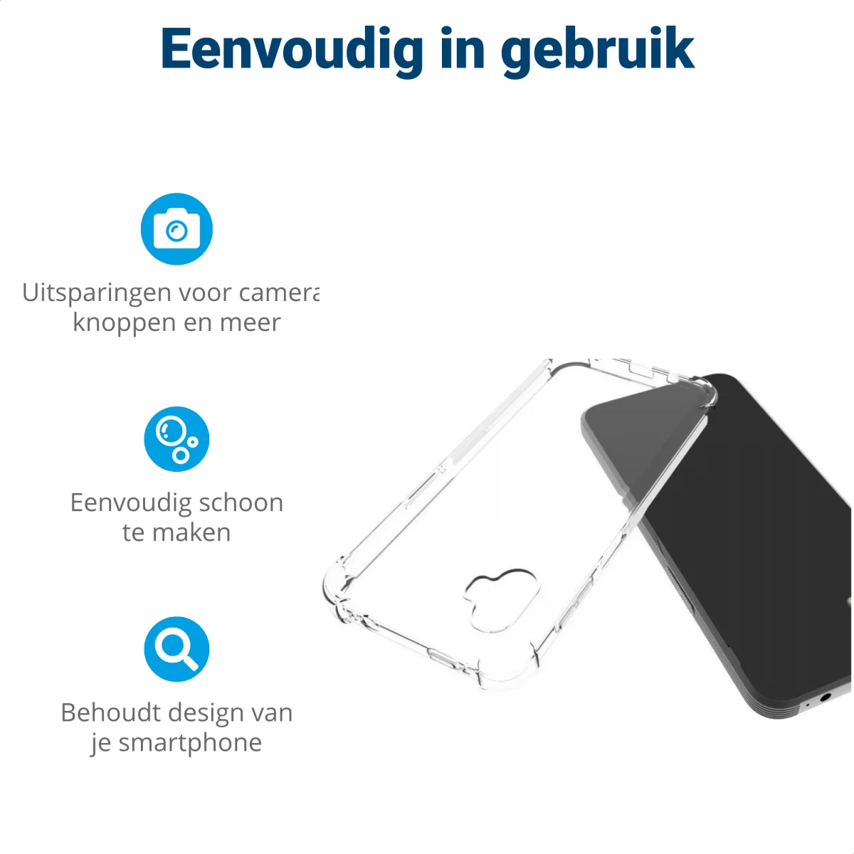 Samsung Galaxy Xcover 6 Pro Hoesje Schokbestendig Dun TPU Transparant afbeelding 6