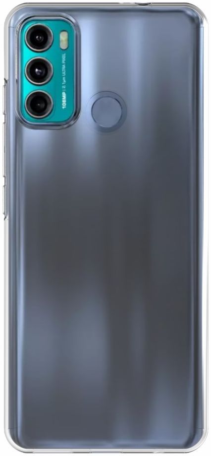 Motorola Moto G60 Hoesje Dun TPU Back Cover Transparant afbeelding 2