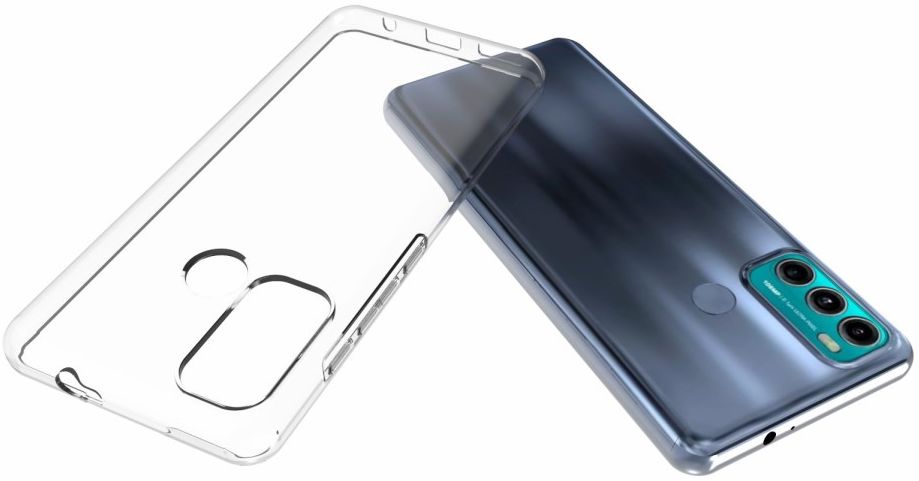 Motorola Moto G60 Hoesje Dun TPU Back Cover Transparant afbeelding 3