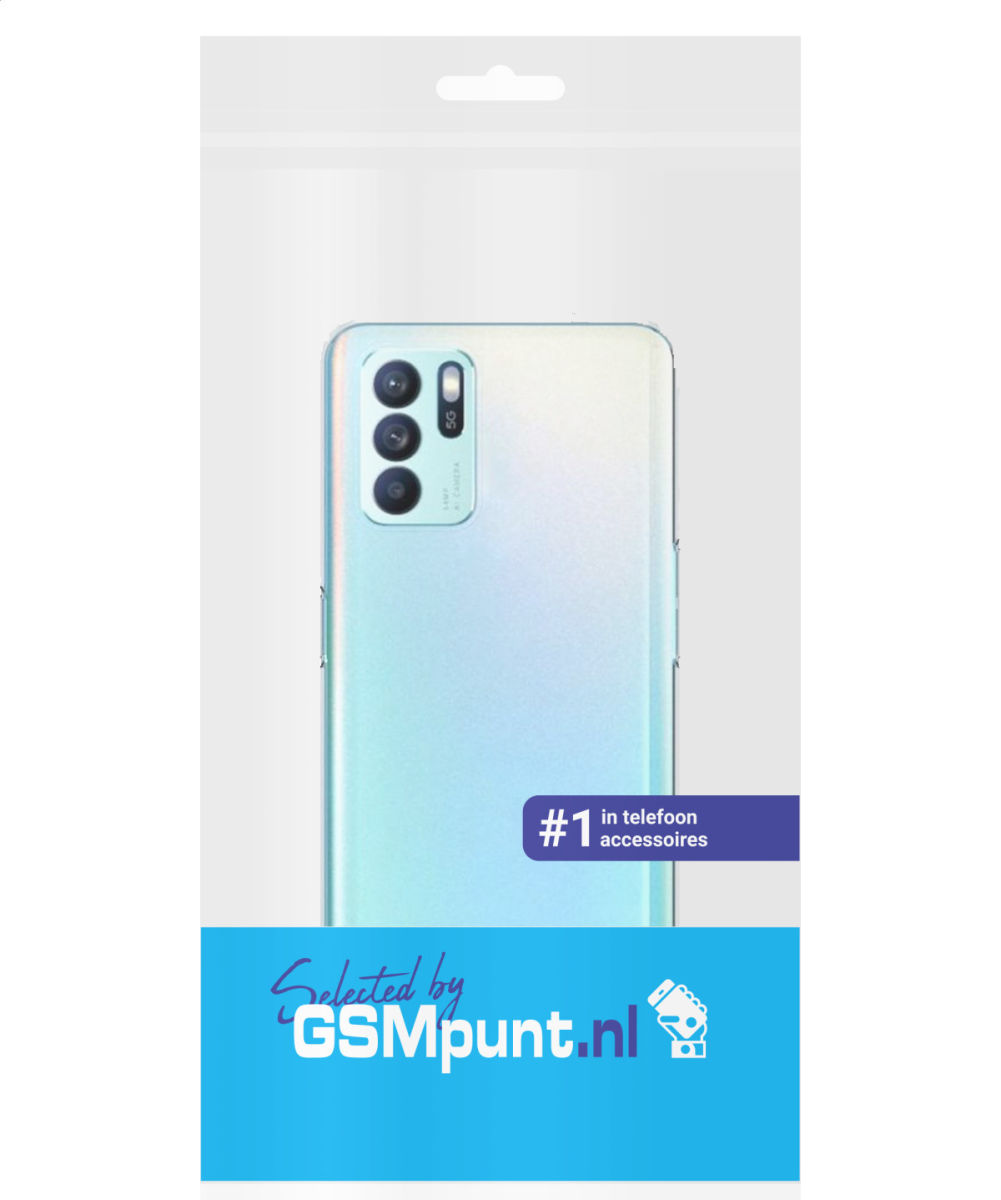Oppo Reno 6 5G Hoesje Dun TPU Back Cover Transparant afbeelding 6