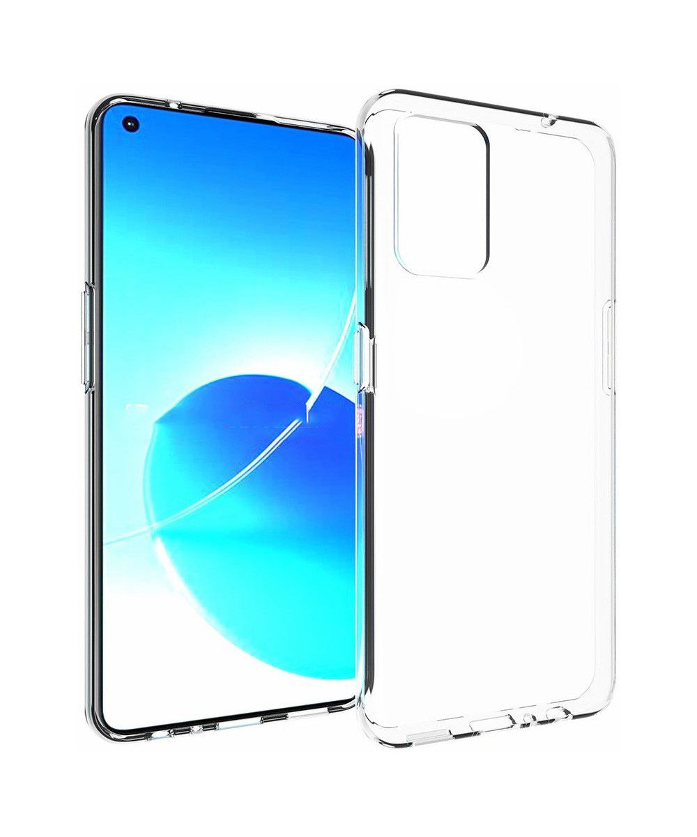 Oppo Reno 6 5G Hoesje Dun TPU Back Cover Transparant afbeelding 1