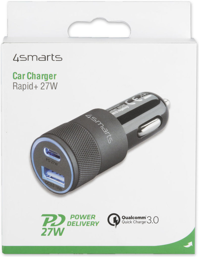 4smarts Rapid+ 27W Autolader met Power Delivery en Quick Charge 3.0 afbeelding 5