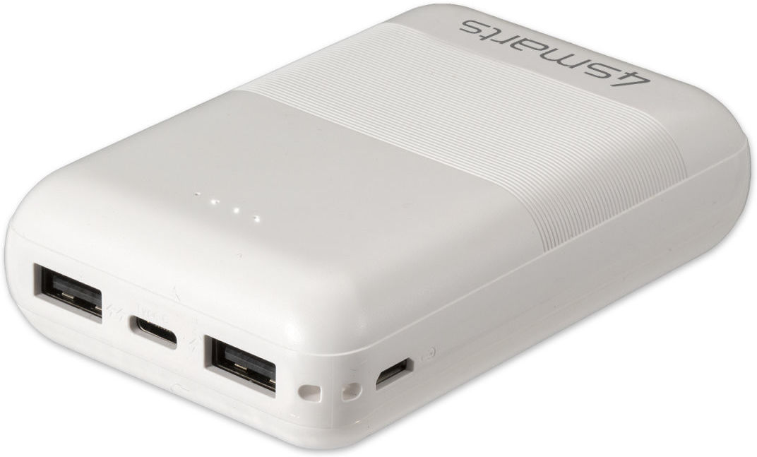 4smarts VoltHub Go2 USB-C/USB-A Powerbank 10.000 mAh Wit afbeelding 1