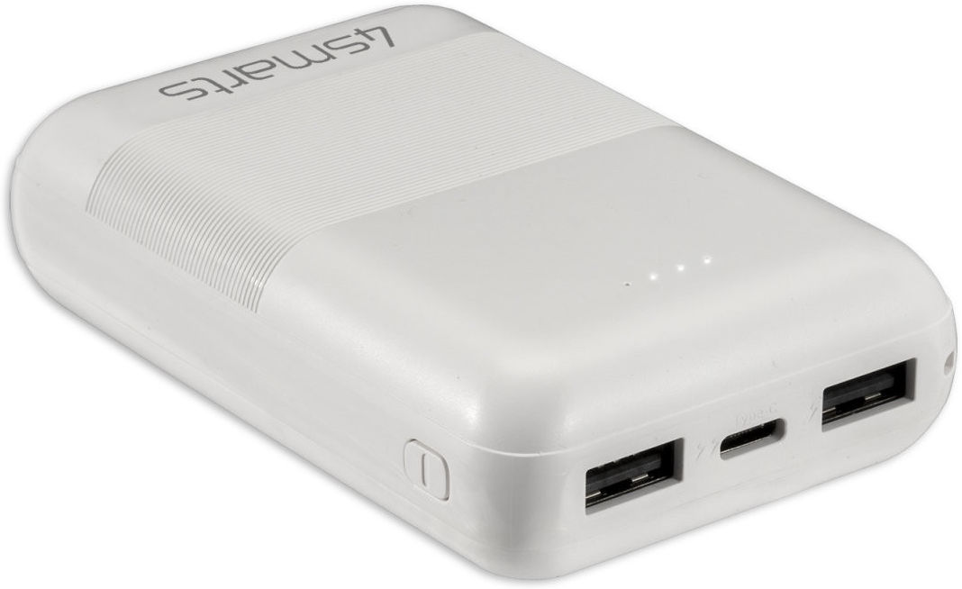 4smarts VoltHub Go2 USB-C/USB-A Powerbank 10.000 mAh Wit afbeelding 4