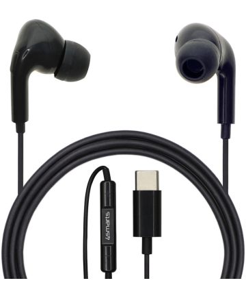 4smarts Active Bedrade Oordopjes In-Ear Stereo USB-C Headset Zwart Headsets