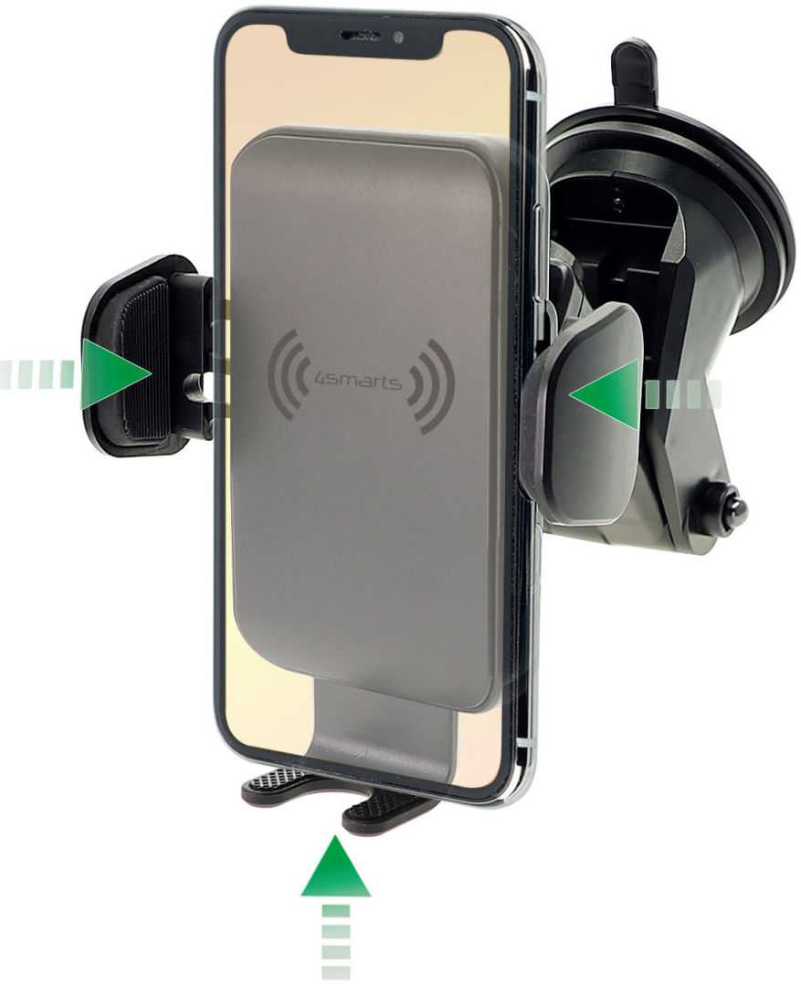 4smarts VoltBeam Touch 2 Autohouder Raam/Dashboard/Luchtrooster Zwart afbeelding 2