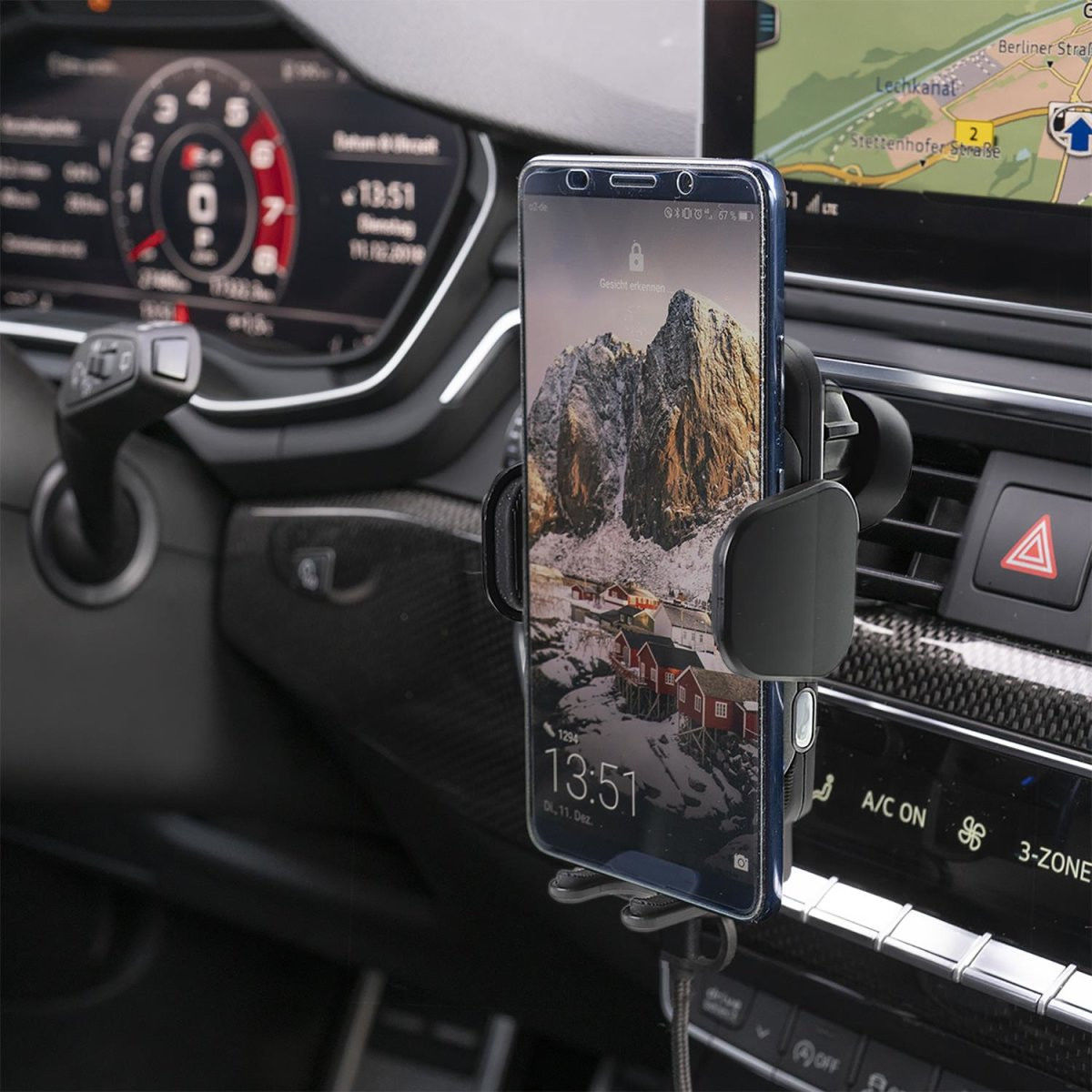 4smarts VoltBeam Touch 2 Autohouder Raam/Dashboard/Luchtrooster Zwart afbeelding 5