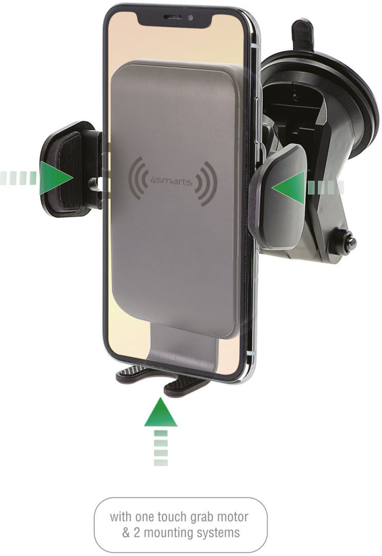 4smarts VoltBeam Touch 2 Autohouder Raam/Dashboard/Luchtrooster Zwart afbeelding 7