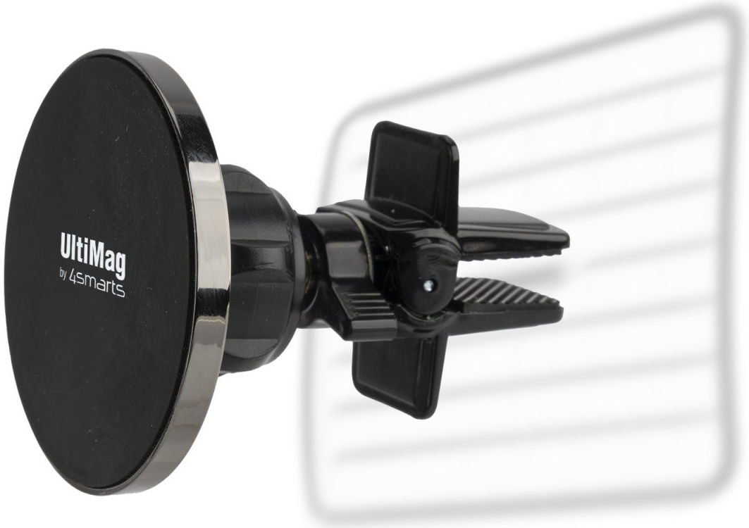 4smarts UltiMag MagSafe Ventilatierooster Telefoonhouder Auto Zwart afbeelding 8