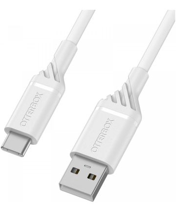 OtterBox USB-A naar USB-C Kabel 2 Meter 3A Wit Kabels