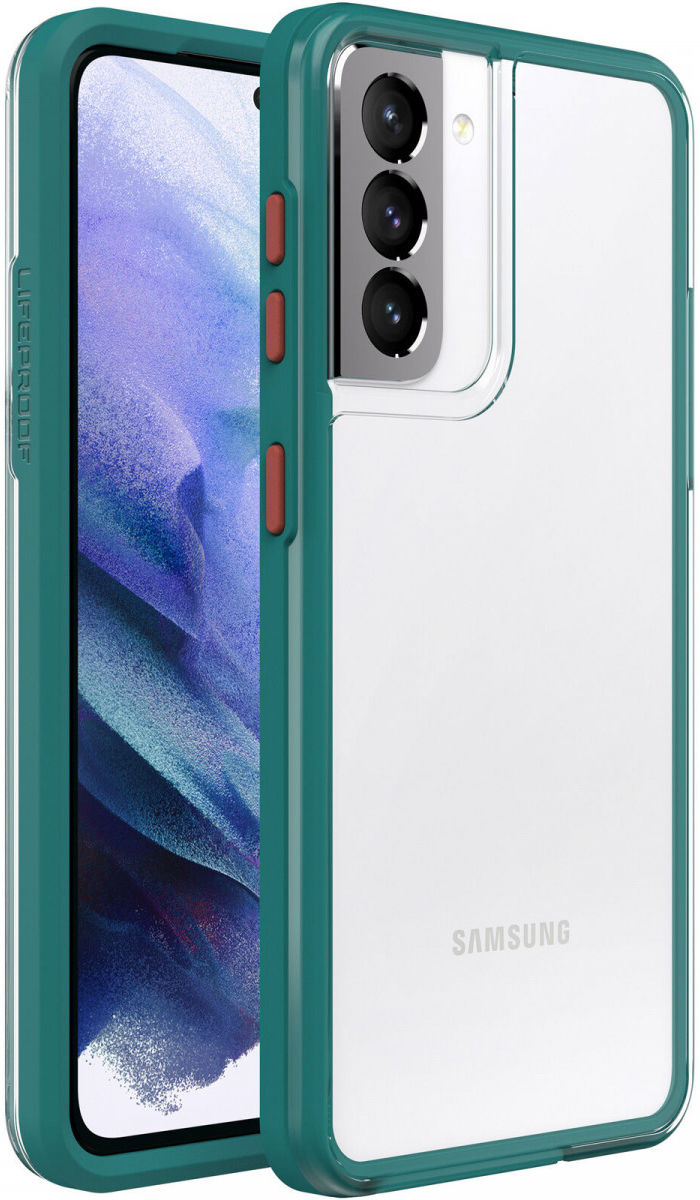 LifeProof See Samsung Galaxy S21 Hoesje Back Cover Transparant Groen afbeelding 1