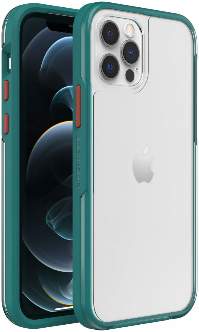 LifeProof See iPhone 12 / 12 Pro Hoesje Back Cover Transparant Groen afbeelding 1