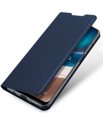 Dux Ducis Skin Pro Motorola Moto G42 Hoesje Wallet Book Case Blauw Hoesjes