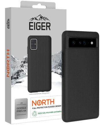 Eiger North Series Google Pixel 6A Hoesje Back Cover Zwart Hoesjes