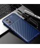 OnePlus Nord CE 2 Lite Hoesje Siliconen Carbon TPU Back Cover Blauw