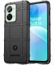 OnePlus Nord 2T Hoesje Shock Proof Rugged Shield Back Cover Zwart