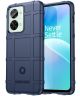 OnePlus Nord 2T Hoesje Shock Proof Rugged Shield Back Cover Blauw