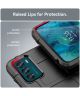 Motorola Moto G42 Hoesje Shock Proof Rugged Shield Back Cover Zwart