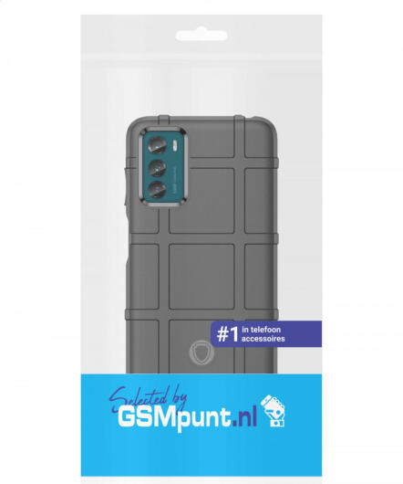 Motorola Moto G42 Hoesje Shock Proof Rugged Shield Back Cover Zwart afbeelding 8
