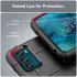 Motorola Moto G42 Hoesje Shock Proof Rugged Shield Back Cover Zwart afbeelding 4