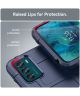 Motorola Moto G42 Hoesje Shock Proof Rugged Shield Back Cover Blauw