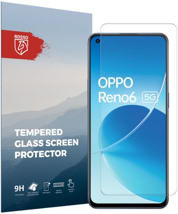 Rosso Oppo Reno 6 5G 9H Tempered Glass Screen Protector Screen Protectors