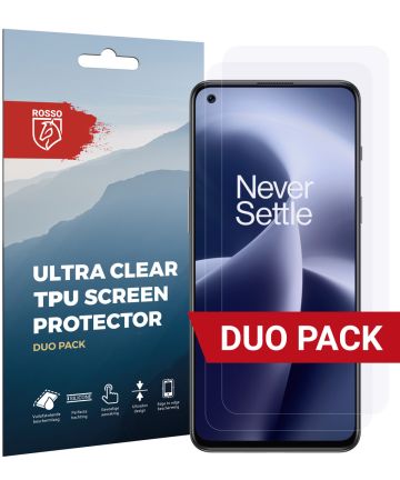 Rosso OnePlus Nord 2T Ultra Clear Screen Protector Duo Pack Screen Protectors