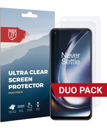 Rosso OnePlus Nord CE 2 Lite Ultra Clear Screen Protector Duo Pack Screen Protectors