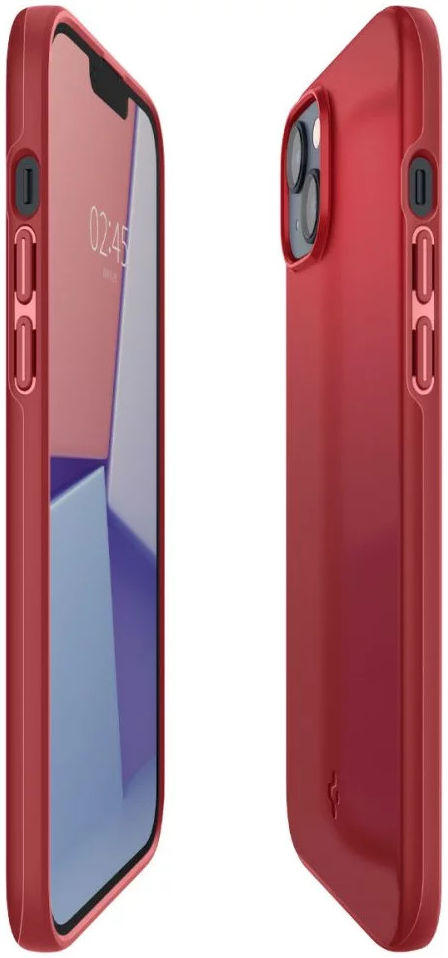 Spigen Thin Fit Apple iPhone 14 Hoesje Back Cover Rood afbeelding 6