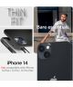 Spigen Thin Fit Apple iPhone 14 Hoesje Back Cover Zwart