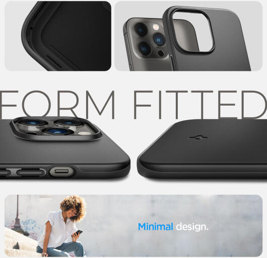 Spigen Thin Fit Apple iPhone 14 Pro Max Hoesje Back Cover Zwart afbeelding 11