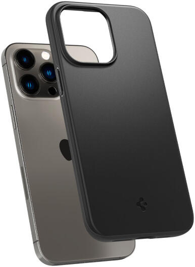 Spigen Thin Fit Apple iPhone 14 Pro Max Hoesje Back Cover Zwart afbeelding 7