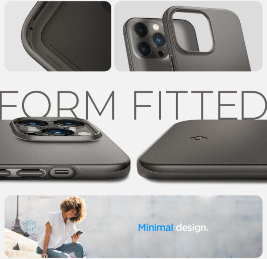 Spigen Thin Fit Apple iPhone 14 Pro Max Hoesje Back Cover Gunmetal afbeelding 11