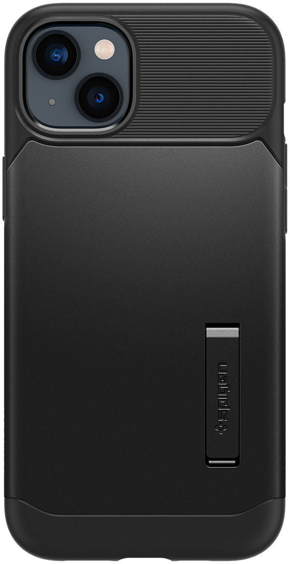 Spigen Slim Armor Apple iPhone 14 Hoesje Back Cover Zwart afbeelding 3
