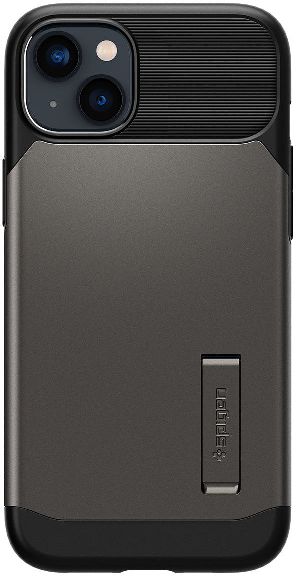 Spigen Slim Armor Apple iPhone 14 Hoesje Back Cover Gunmetal afbeelding 3