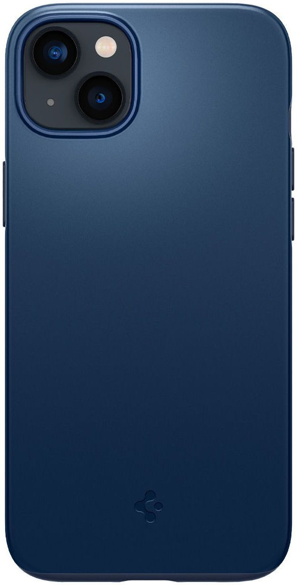 Spigen Thin Fit Apple iPhone 14 Hoesje Back Cover Blauw afbeelding 3