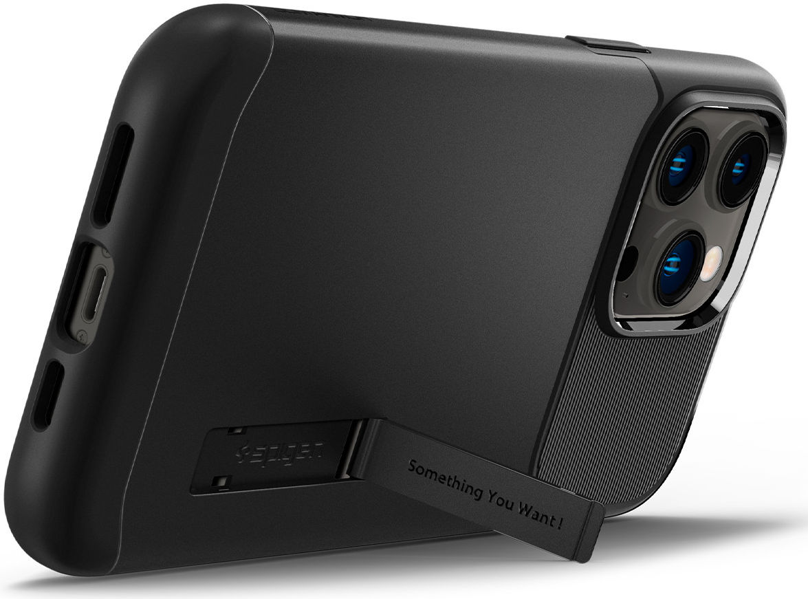 Spigen Slim Armor Apple iPhone 14 Pro Hoesje Back Cover Zwart afbeelding 2