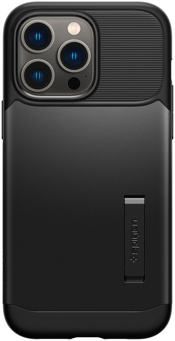 Spigen Slim Armor Apple iPhone 14 Pro Hoesje Back Cover Zwart afbeelding 3