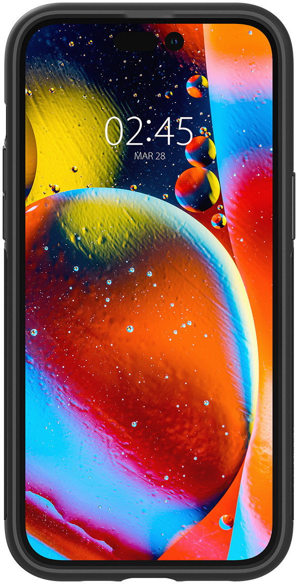 Spigen Slim Armor Apple iPhone 14 Pro Hoesje Back Cover Zwart afbeelding 4