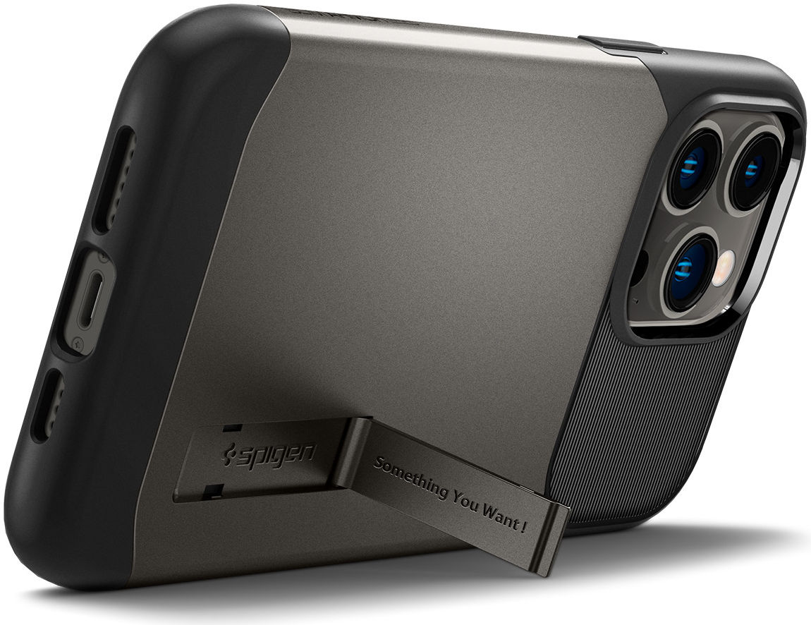 Spigen Slim Armor Apple iPhone 14 Pro Hoesje Back Cover Gunmetal afbeelding 2