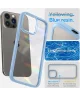 Spigen Crystal Hybrid Apple iPhone 14 Pro Hoesje Transparant Blauw