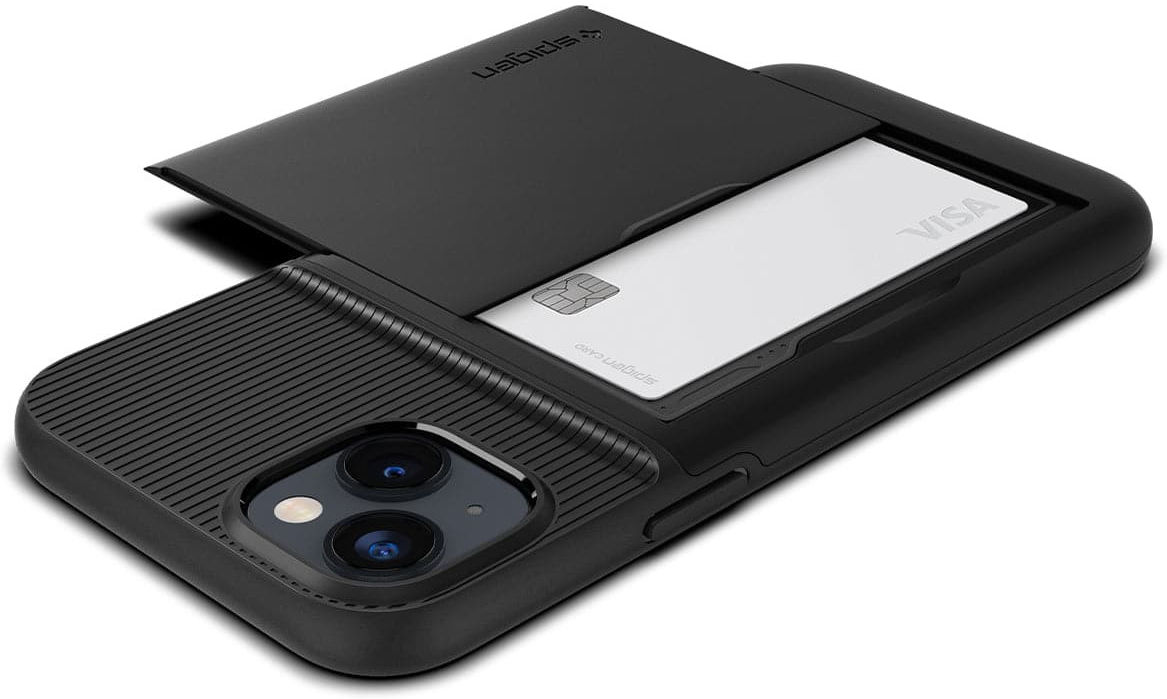 Spigen Slim Armor CS Apple iPhone 14 Plus Hoesje Back Cover Zwart afbeelding 11