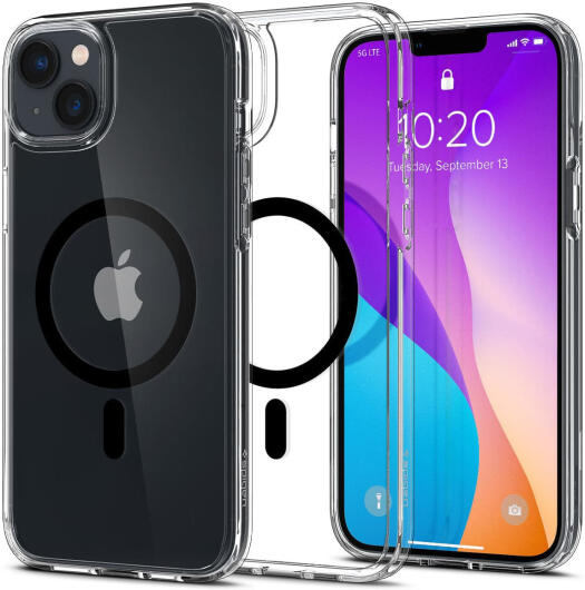 Spigen Ultra Hybrid MagSafe Apple iPhone 14 Plus Hoesje Zwart afbeelding 1