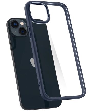 Spigen Ultra Hybrid Apple iPhone 14 Hoesje Back Cover Blauw Hoesjes