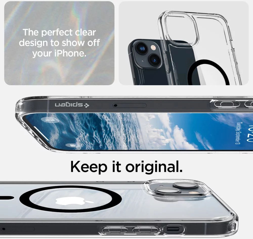 Spigen Ultra Hybrid MagSafe Apple iPhone 14 Hoesje Zwart afbeelding 8