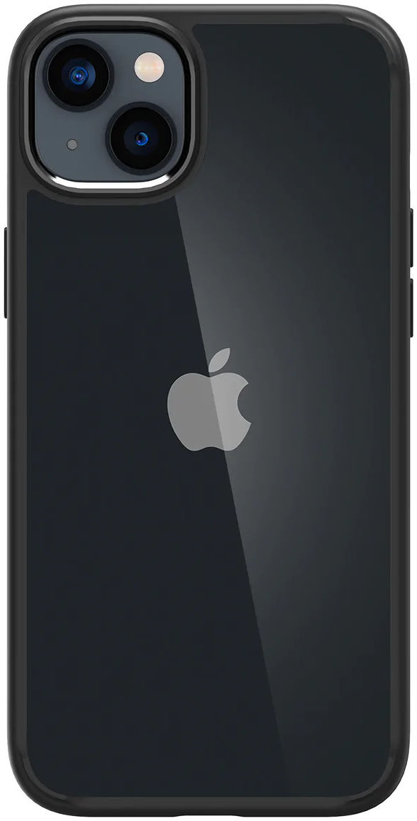 Spigen Ultra Hybrid Apple iPhone 14 Hoesje Back Cover Clear Zwart afbeelding 3