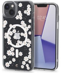 Spigen Ciel by Cyrill Cecile MagSafe iPhone 14 Plus Hoesje White Daisy